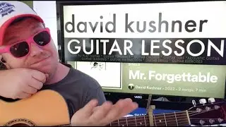 How To Play Mr. Forgettable - David Kushner Guitar Tutorial (Beginner Lesson!)