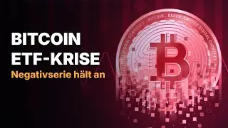 Rote Zahlen bei den Bitcoin ETFs – Abflussserie hält an