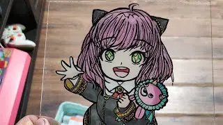 Anya Forger anime glass