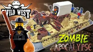 Напад на деліжанс на Дикому заході | Zombie Apocalypse LEGO MOC