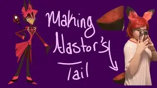 Alastor’s Tail | DIY Tutorial | (I know, the show doesn’t show he has a tail, but let’s pretend)
