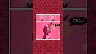 |Alastor X Lucifer 🍎📻 |#hazbinhotel #hazbinhotelalastor | Comic from - moon_stars_hazbin on tiktok!♡