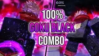 Goku Black 100% Combo + Black Kame Tech | Z battleground's