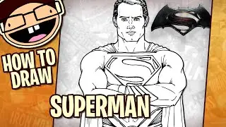 How to Draw SUPERMAN (Batman v Superman: Dawn of Justice) | Narrated Step-by-Step Tutorial
