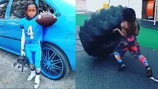 Crazy 10 Year Old American Football Phenom | BABY & SPORT