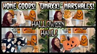HOME GOODS, TJMAXX, MARSHALL'S HALLOWEEN HAUL!!!! SO MANY SPOOKY FINDS!!!!!!
