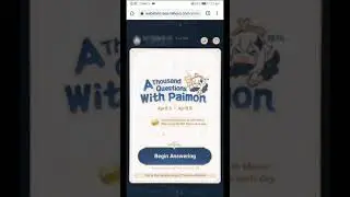 A Thousand Questions With Paimon Quiz Event