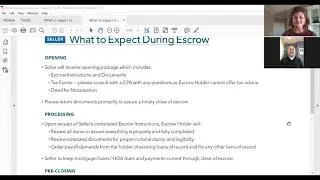 What is an escrow and what are steps before opening escrow and once escrow is  opened.