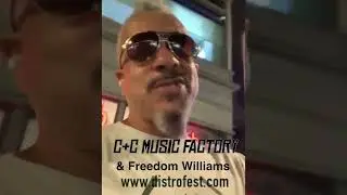 WHO?MAG Distro Fest 8/6  -C&C Music Factory - Freedom Williams Promo