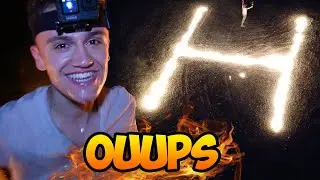 ÉCRIRE AVEC LE FEU ?! (ma plus grosse flamme)
