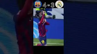 Barcelona vs Real madrid 2014 La Liga (El Clasico) Highlights #shorts #football #youtube