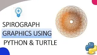 Spirograph Element Using Python turtle Graphics l KNOWLEDGE DOCTOR l Mishu Dhar