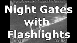 Night Gates with Flashlights