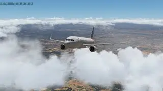 A319 Approach into KSEA ORBX True Earth