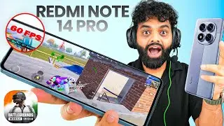 Redmi Note 14 Pro BGMI Test with FPS! 🔥 Heating & Battery Drain 🤐
