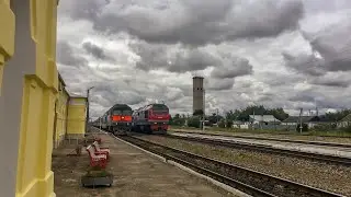 Пропуск пассажирского на станции Волово