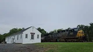 B410 Though Goshen VA with CSX NYC Heritage unit