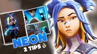 Neon Tips and tricks that actually works Valorant - 2 Tips for every agent EP - 01