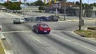 multiple car crash