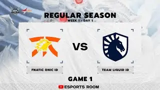FNATIC ONIC vs TEAM LIQUID ID | Game 1 - W1/D1 | MPL INDONESIA SEASON 14 #MPLIDS14