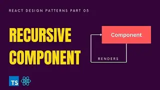 Recursive component design pattern in React JS | step by step guide