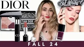 New DIOR FALL WINTER 2024 MAKEUP LOOK Plan de Paris |EYESHADOW PALETTE + NAIL POLISH  Review, Swatch