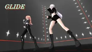 【 MMD 】 GLIDE／Chase ＜ChasingFireflies＞　｜TDA Luka Haku　改変モデルズ 【4K60fps】