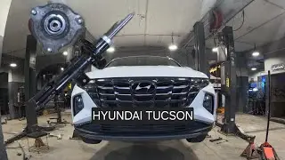 замена переднего амортизатора - опора стойки ... hyundai tucson 2022-2025 (крутящие моменты)