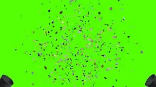 GREEN SCREEN CONFETTI 