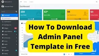 How To Download Admin Panel Template in Free 
