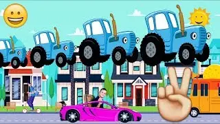детская песенка про машинки Beep, beep please help me песни для детей #19 - Video Edukasi Anak