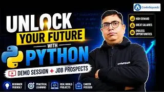 Python Career Roadmap 2026  | Demo Session + Salary Truth | Python For Beginners | Join CodeSquadz
