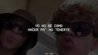 Camilo & Pedro Capó - Tutu (Letra) 