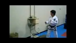 Board Breaking - sidekick - 6 board side kick - 10yo - Power Breaking - yopcha jirugi