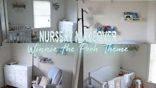 NURSERY MAKEOVER| Baby Boy Winnie The Pooh Nursery Theme | LauraPaige