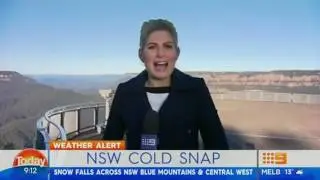 Sydney frozen by cold front as snow falls across New South Wales