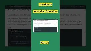 javascript interview questions part 15 | javascript interview questions 