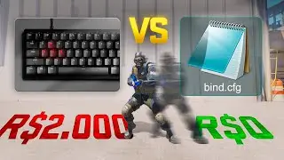 Custa 2 MIL mas eu faço de GRAÇA em QUALQUER TECLADO (snap tap com BINDS)