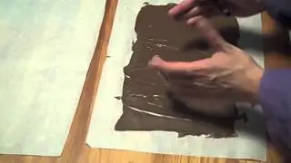 Making Large Chocolate Curls - The Aubergine Chef