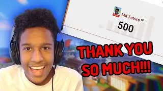 I reached 500 subscribers on YouTube...