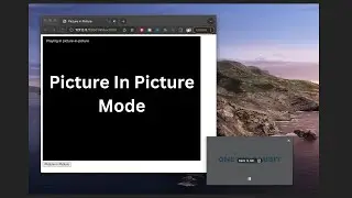 Picture in Picture video mode (Javscript and HTML)