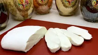 KAŞAR  PEYNİRİ TARİFİ ❗️Sadece Süt ve Sirke ile 10 Dakikada Kaşar - Mozzarella Peynir Yapımı - Kaşar