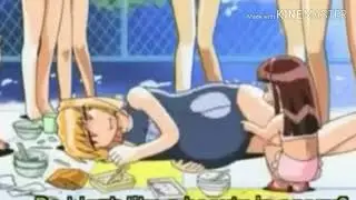 Anime girl got a full belly ( with sound )