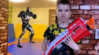 NerfWar Bogdan vs Ultron Drone Нерф против ультра дрона нерф вар