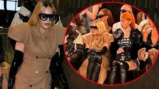 Madonna led the music royalty attending the Luar runway show during New York Fashion Week