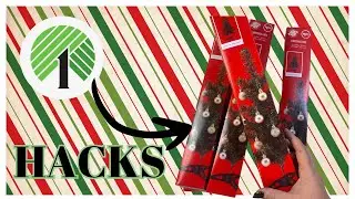 Watch Dollar Tree Mini Trees 🌲Become STUNNING Christmas Decor!