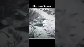 Lady got distracted by air...