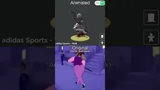 Meme reference in Roblox adidas Sport Animation #roblox #shorts #memes