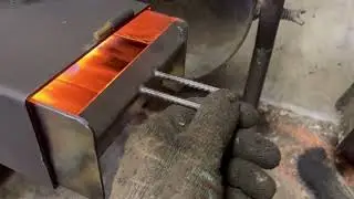 Забыл про дрова(печь на отработке)