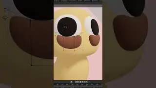 Pug Puppy Modeling | Blender Tutorial  #shorts   #blender3d  #tutorial #3d  #blender
